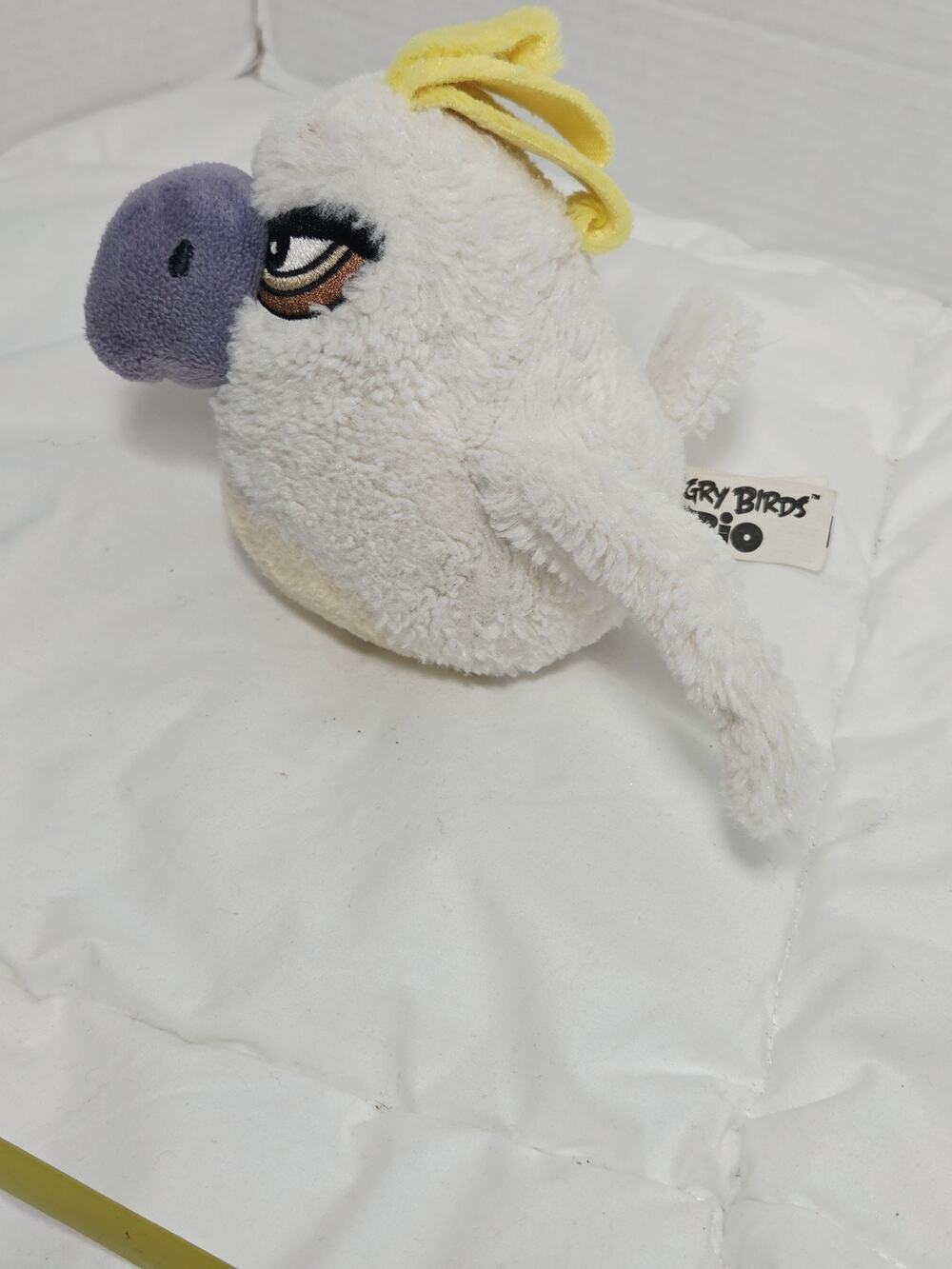 Angry Birds Rio Nigel Plush White Cockatoo 6” Stuffed Retired Discontinued
